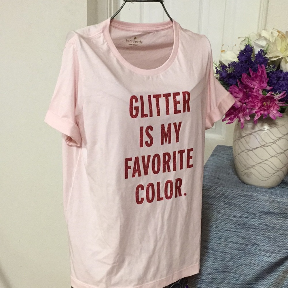 Kate Spade Glitter Tee